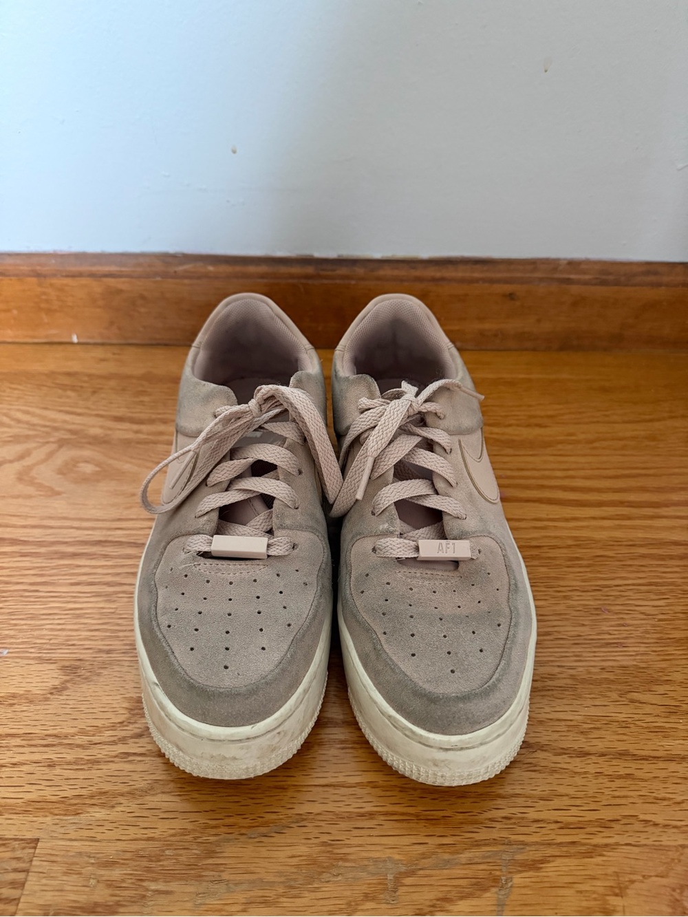 Nike Air Force 1 Women’s Sneakers in Beige/Tan Suede